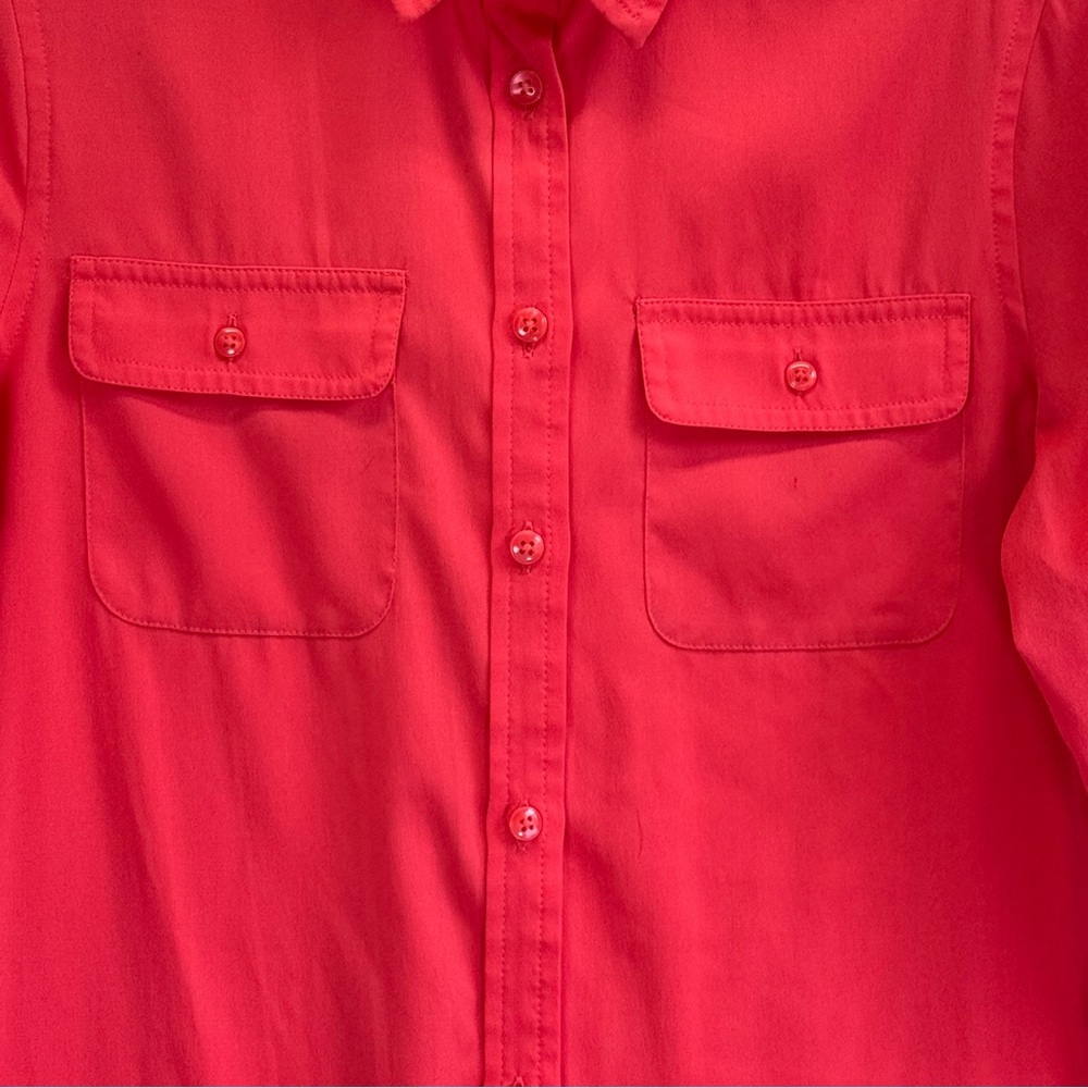 American Eagle Women’s Geranium long sleeve button down top
Size S/P - Picture 8 of 11